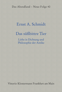 Enlarge image Cover: Das süßbittre Tier - Vittorio Klostermann Verlag