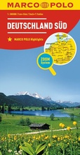 Cover: MARCO POLO L&auml;nderkarte Deutschland S&uuml;d 1:500.000 - MARCO POLO ein Imprint von MAIRDUMONT