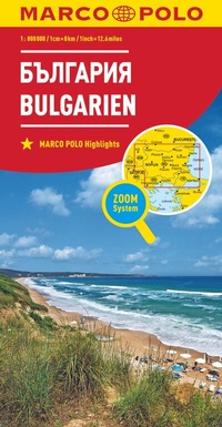 Abbildung von: MARCO POLO Länderkarte Bulgarien 1:800.000 - MARCO POLO ein Imprint von MAIRDUMONT