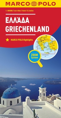Abbildung von: MARCO POLO Länderkarte Griechenland 1:800.000 - MARCO POLO ein Imprint von MAIRDUMONT