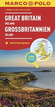 Cover: MARCO POLO L&auml;nderkarte Gro&szlig;britannien, Irland 1:800.000 - MARCO POLO ein Imprint von MAIRDUMONT
