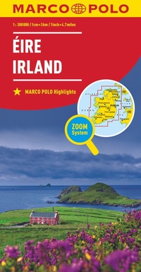 Abbildung von: MARCO POLO Länderkarte Irland 1:300.000 - MARCO POLO ein Imprint von MAIRDUMONT