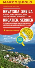 Cover: MARCO POLO L&auml;nderkarte Kroatien, Serbien, Bosnien und Herzegowina 1:800.000 - MARCO POLO ein Imprint von MAIRDUMONT