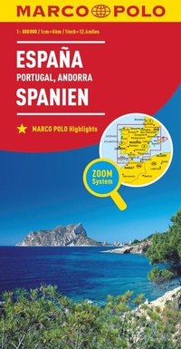 Abbildung von: MARCO POLO Länderkarte Spanien, Portugal 1:800.000 - MARCO POLO ein Imprint von MAIRDUMONT