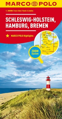 Abbildung von: MARCO POLO Regionalkarte Deutschland 01 Schleswig-Holstein 1:200.000 - MAIRDUMONT