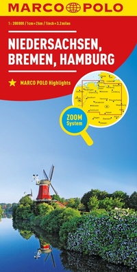 Abbildung von: MARCO POLO Regionalkarte Deutschland 03 Niedersachsen, Bremen, Hamburg 1:200.000 - MARCO POLO ein Imprint von MAIRDUMONT