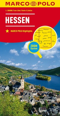 Abbildung von: MARCO POLO Regionalkarte Deutschland 06 Hessen 1:200.000 - MAIRDUMONT
