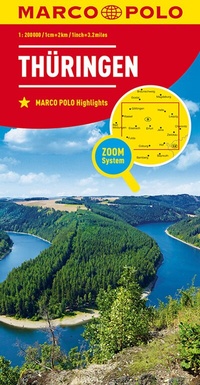Abbildung von: MARCO POLO Regionalkarte Deutschland 07 Thüringen 1:200.000 - MARCO POLO ein Imprint von MAIRDUMONT