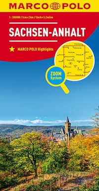 Abbildung von: MARCO POLO Regionalkarte Deutschland 08 Sachsen-Anhalt 1:200.000 - MARCO POLO ein Imprint von MAIRDUMONT