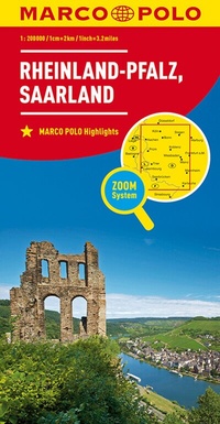Abbildung von: MARCO POLO Regionalkarte Deutschland 10 Rheinland-Pfalz, Saarland 1:200.000 - MARCO POLO ein Imprint von MAIRDUMONT
