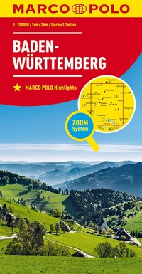 Abbildung von: MARCO POLO Regionalkarte Deutschland 11 Baden-Württemberg 1:200.000 - MARCO POLO ein Imprint von MAIRDUMONT