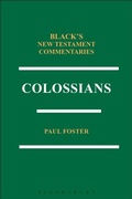Cover: Colossians BNTC - T.& T.Clark Ltd