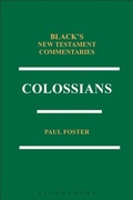 Cover: Colossians BNTC - T.& T.Clark Ltd
