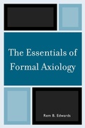 Cover: The Essentials of Formal Axiology - University Press of America