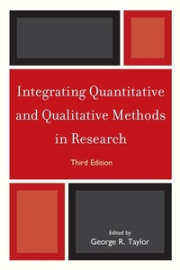 Enlarge image Cover: Integrating Quantitative and Qualitative Methods in Research - University Press of America