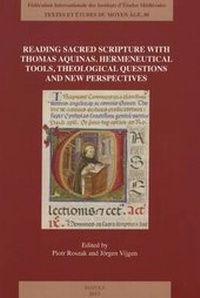 Enlarge image Cover: Reading Sacred Scripture with Thomas Aquinas - Brepols N.V.