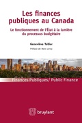 Cover: Les finances publiques au Canada - Bruylant