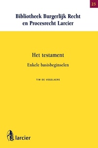 Abbildung von: Het testament - Uitgeverij Larcier