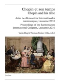 Cover: Chopin et son temps / Chopin and his time - Peter Lang Verlag
