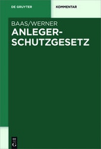 Abbildung von: Anlegerschutzgesetze - De Gruyter