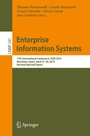 Cover: Enterprise Information Systems - Springer