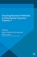 Cover: Enacting Research Methods in Information Systems: Volume 1 - Palgrave Macmillan