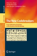 Cover: The New Codebreakers - Springer
