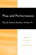 Cover: Play and Performance - University Press of America