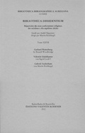 Cover: Bibliotheca Dissidentium XXVII - Koerner, Valentin