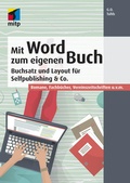 Cover: Mit Word zum eigenen Buch - MITP