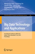 Cover: Big Data Technology and Applications - Springer