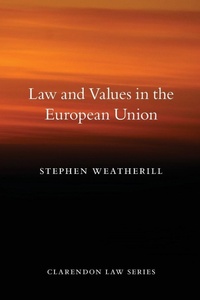 Enlarge image Cover: Law and Values in the European Union - Oxford University Press