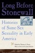 Cover: Long Before Stonewall - New York University Press
