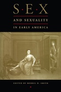 Cover: Sex and Sexuality in Early America - New York University Press