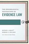 Cover: The Psychological Foundations of Evidence Law - New York University Press