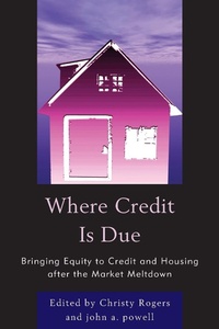 Enlarge image Cover: Where Credit is Due - University Press of America