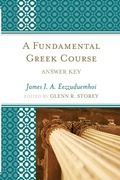 Cover: A Fundamental Greek Course - University Press of America