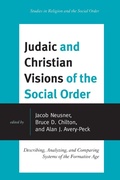 Cover: Judaic and Christian Visions of the Social Order - University Press of America
