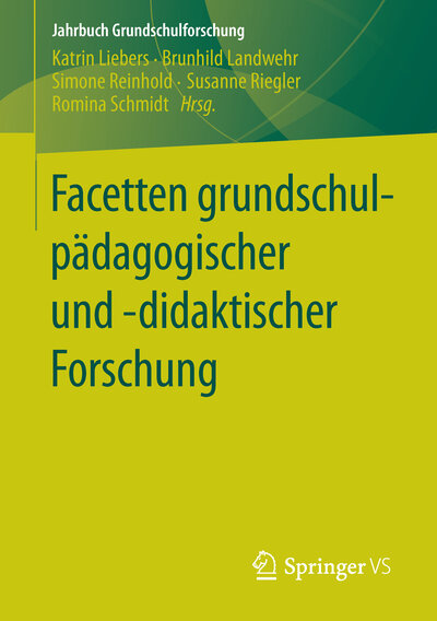 Abbildung von: Facetten grundschulpädagogischer und -didaktischer Forschung - Springer VS