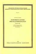 Cover: Schuberts letzte drei Klaviersonaten (D 958-960). - Koerner, Valentin