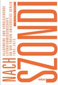 Cover: Nach Szondi - Kulturverlag Kadmos Berlin