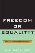 Cover: Freedom or Equality? - University Press of America