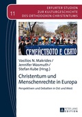 Cover: Christentum und Menschenrechte in Europa - Peter Lang Verlag
