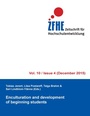 Cover: Enculturation and development of beginning students - BoD - Books on Demand