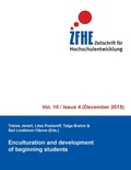 Cover: Enculturation and development of beginning students - BoD - Books on Demand