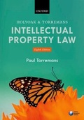 Cover: Holyoak and Torremans Intellectual Property Law - Oxford University Press