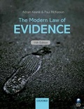 Cover: The Modern Law of Evidence - Oxford University Press