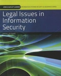 Abbildung von: Legal Issues In Information Security - Jones and Bartlett Publishers, Inc