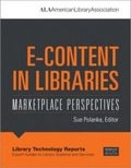 Cover: E-content in Libraries - ALA Editions
