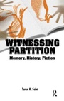 Cover: Witnessing Partition - Routledge India